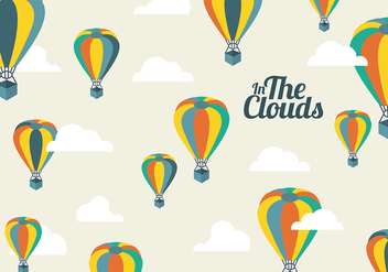 Free Hot Air Balloon Background - vector #332703 gratis